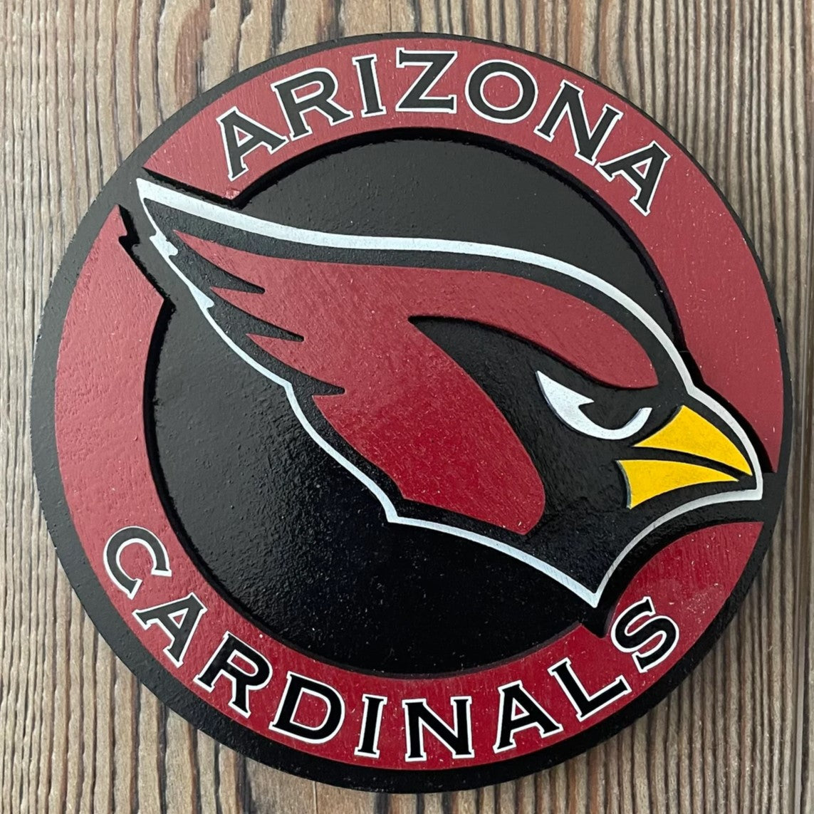 Arizona Cardinals - Layered Wood Sign