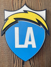 Los Angeles Chargers - Layered Wood Sign