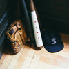 "Chicago Flag"  - Baseball Art Bat
