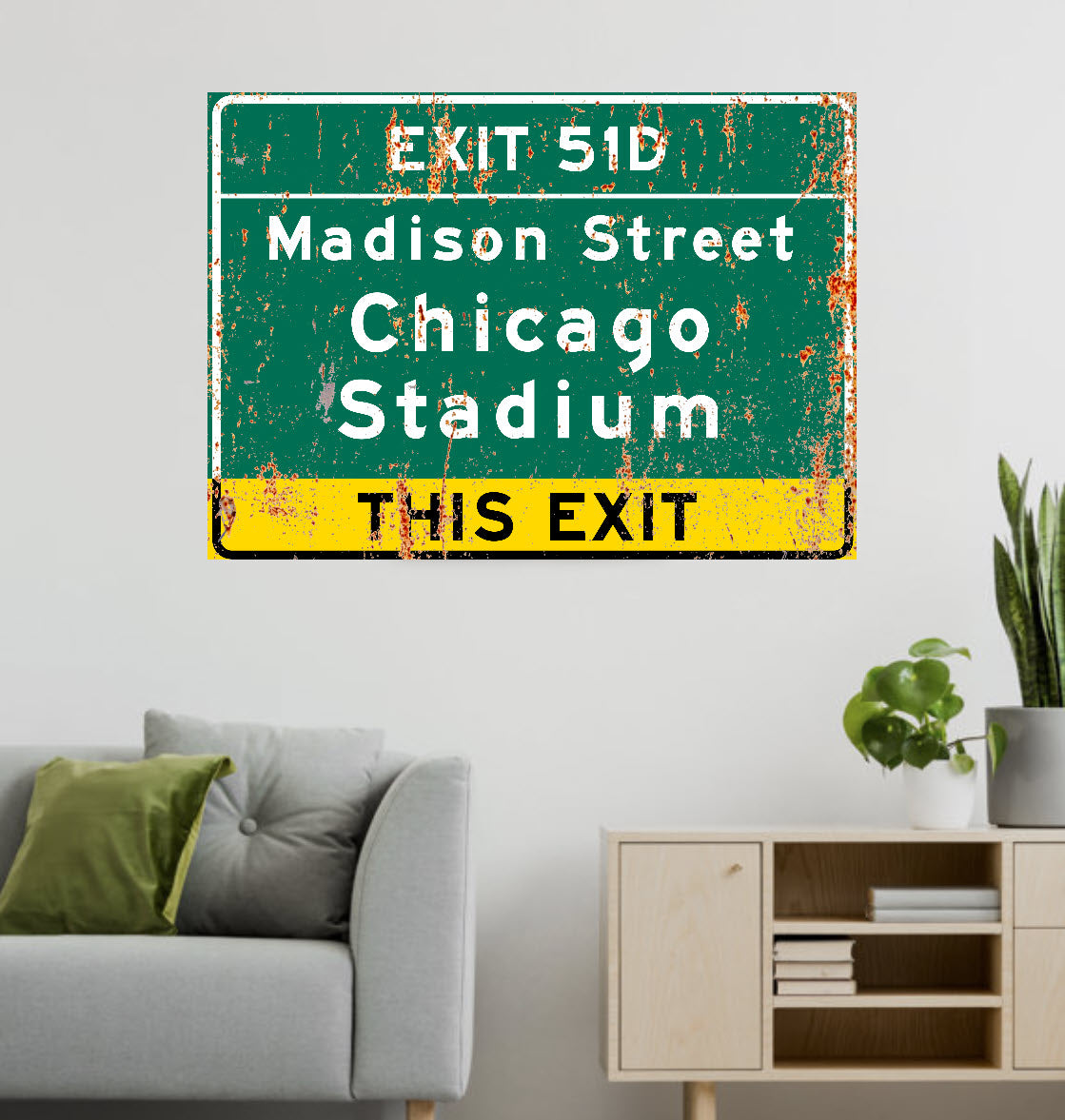 Chicago Stadium – Classic Stadium Metal Sign