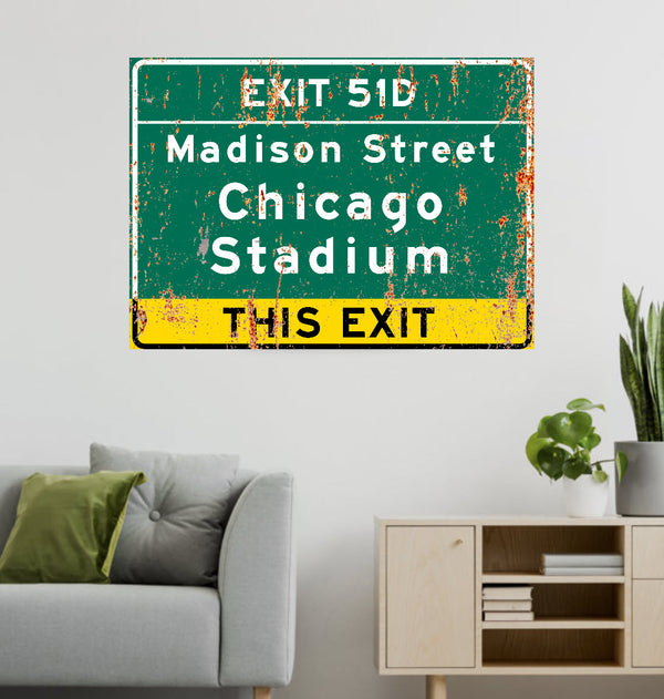 Chicago Stadium – Classic Stadium Metal Sign