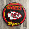 Kansas City Chiefs - Layered Wood Sign For the Sports Lover Arizona Copper Beard
