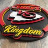 Kansas City Chiefs - Layered Wood Sign For the Sports Lover Arizona Copper Beard