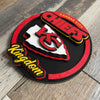 Kansas City Chiefs - Layered Wood Sign For the Sports Lover Arizona Copper Beard