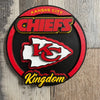 Kansas City Chiefs - Layered Wood Sign For the Sports Lover Arizona Copper Beard
