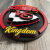 Kansas City Chiefs - Layered Wood Sign For the Sports Lover Arizona Copper Beard