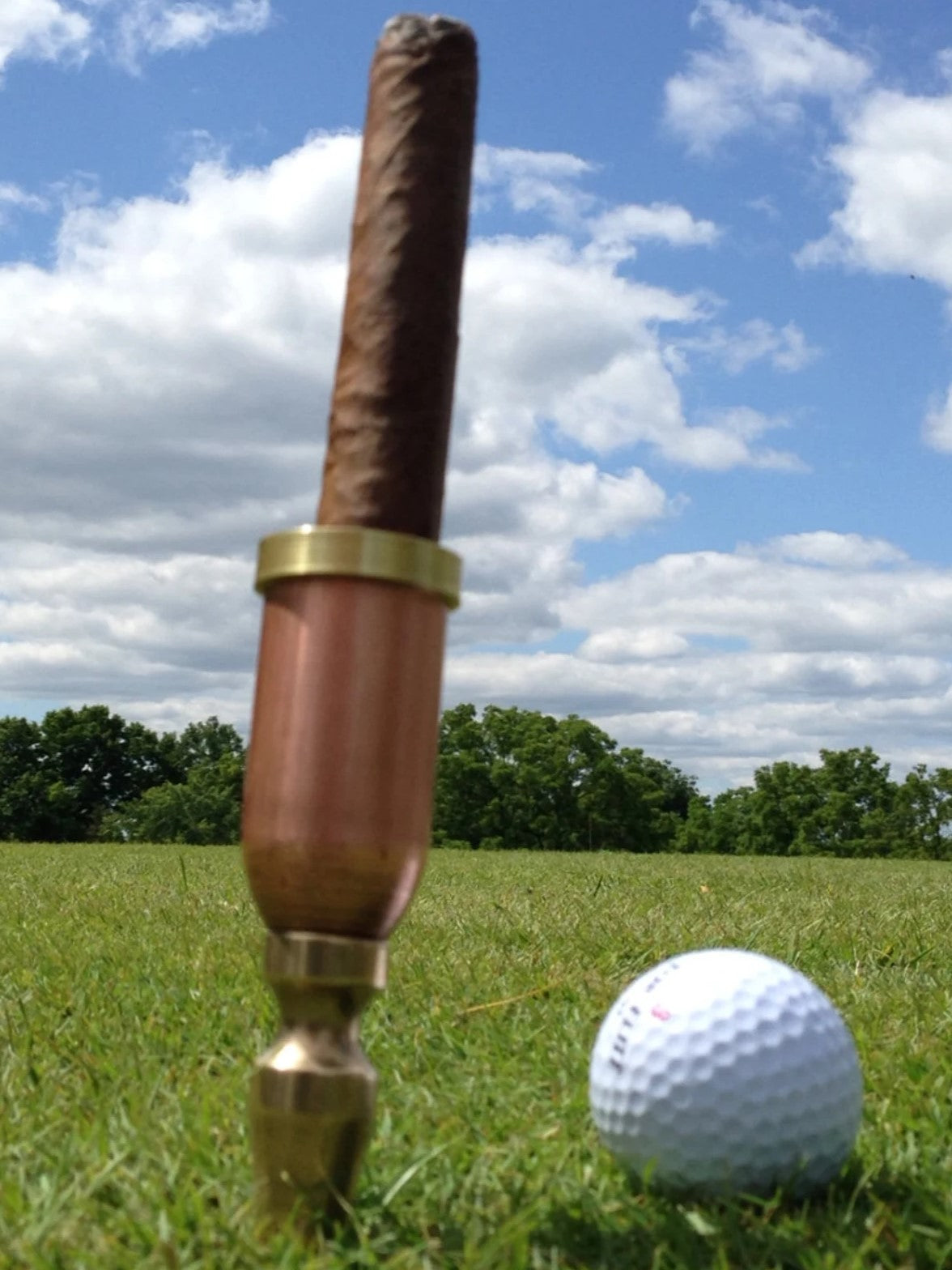 Golfer’s Cigar Holder – Solid Brass and Copper