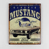 Classic Ford Mustang - Tin Metal Sign For the Gear Head Sign Box Co.