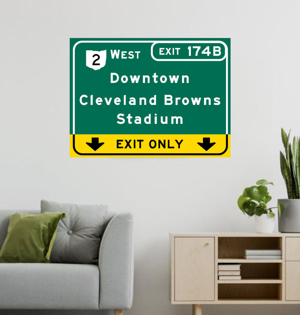 Cleveland Browns Stadium – Classic Stadium Metal Sign