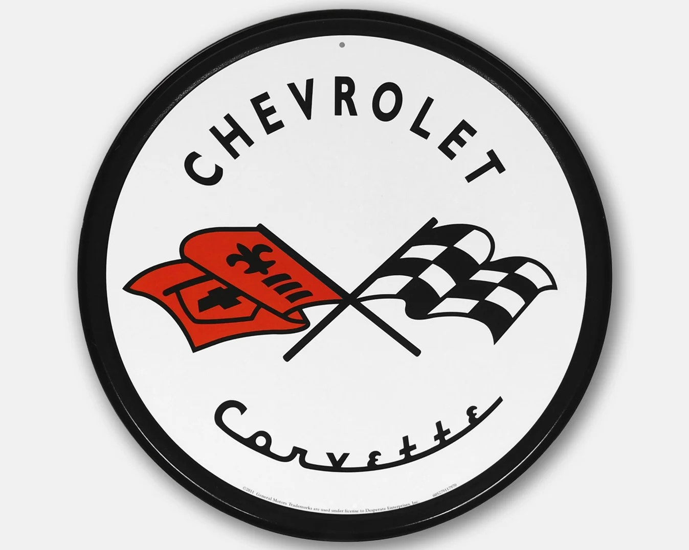 Chevrolet Corvette - Tin Metal Sign For the Gear Head Sign Box Co.