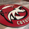 Arizona Coyotes- Layered Wood Sign For the Sports Lover Arizona Copper Beard