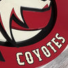 Arizona Coyotes- Layered Wood Sign For the Sports Lover Arizona Copper Beard