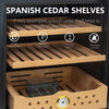 50L Electric Humidor, 300 Counts Capacity Cigar Humidor Humidifiers with Constant Temperature Controller