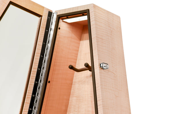 ClimaCase Triangle Humidor - Flamed Maple