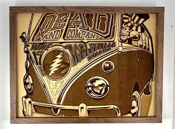 Dead and Co. 'Noblesville, Indiana' - Wood Sign