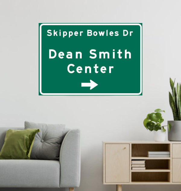 Dean Smith Center – Classic Stadium Metal Sign For the Sports Lover