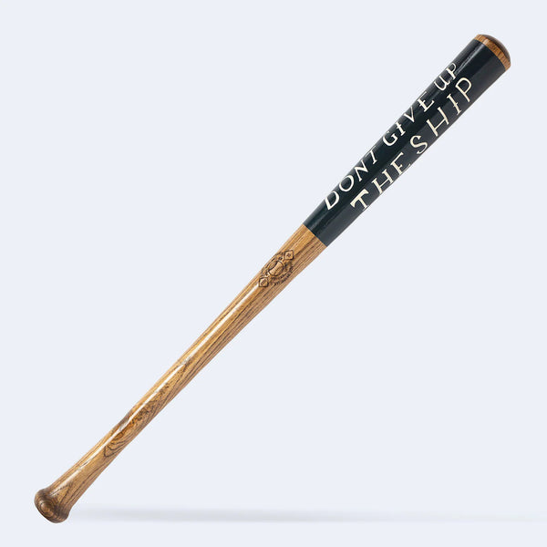"Don't Give Up The Ship"  - Baseball Art Bat