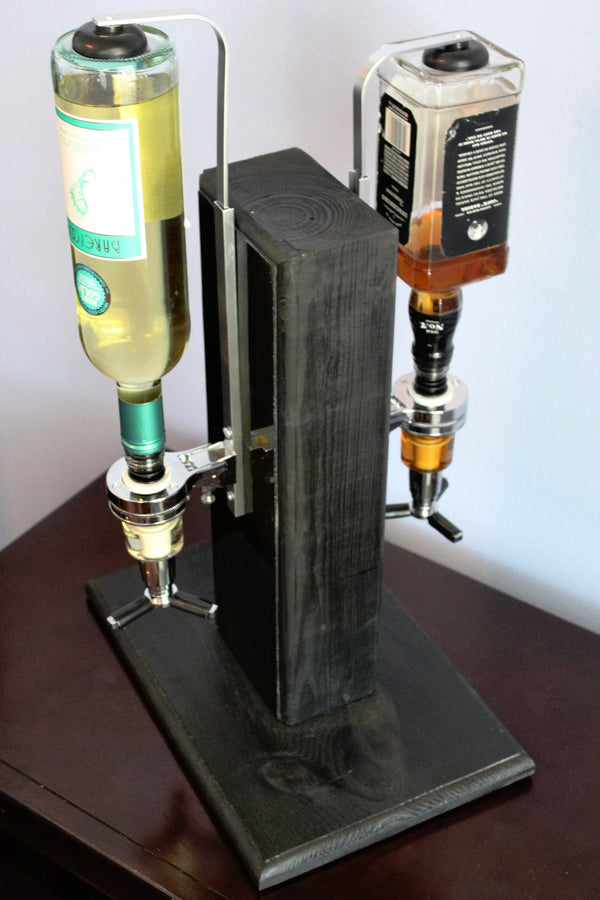 Double-Sided Liquor Bottle Dispenser