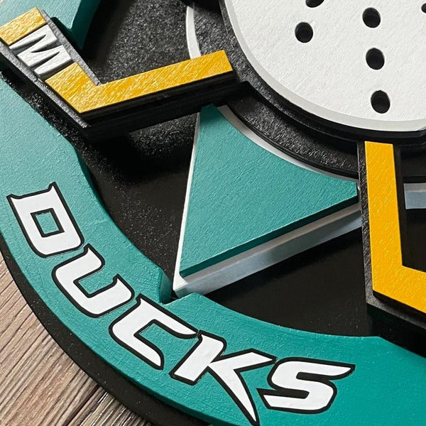 Anaheim Ducks - Layered Wood Sign For the Sports Lover Arizona Copper Beard