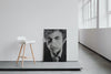 Bob Dylan Charcoal Portrait – Gallery Wrapped Canvas For the Music Lover Mark Seamans Art