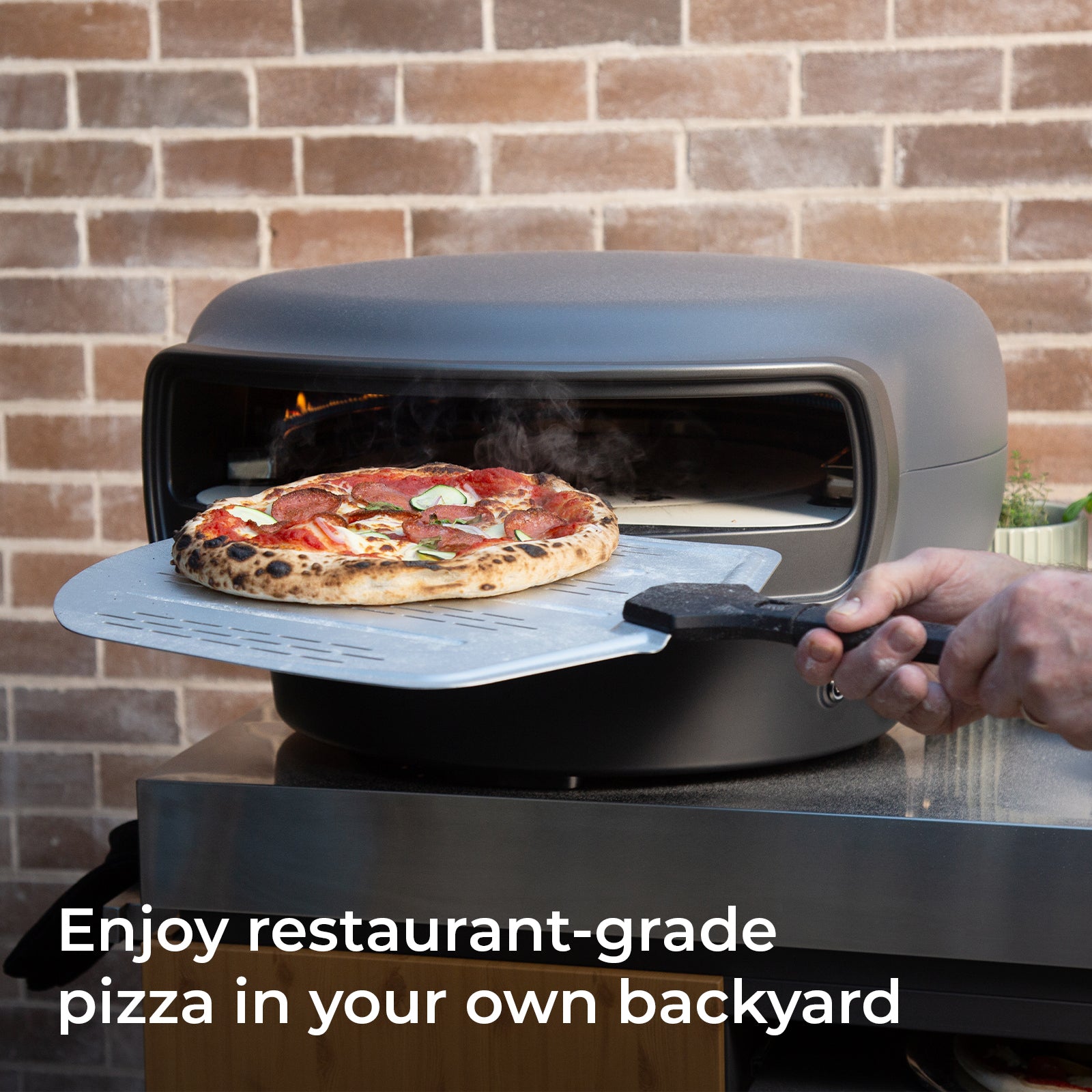 Everdure KILN 1 Burner Pizza Oven (Graphite) For the Chef Everdure