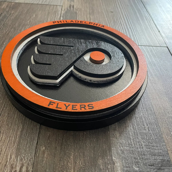 Philadelphia Flyers - Layered Wood Sign For the Sports Lover Arizona Copper Beard