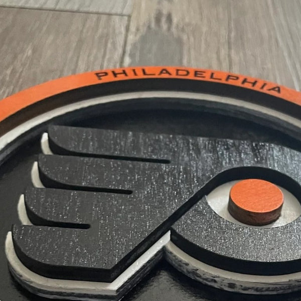 Philadelphia Flyers - Layered Wood Sign For the Sports Lover Arizona Copper Beard