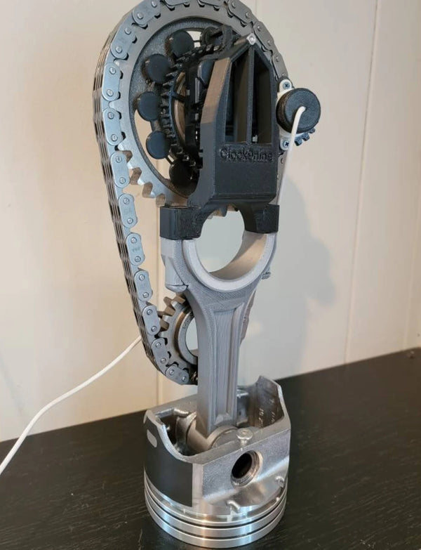 Ford Big Block - Motorized Rotating Gear Clock