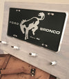 Ford Bronco - Black License Plate Spark Plug Rack For the Gear Head Lean2 Designs