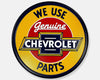 Genuine Chevrolet Parts - Tin Metal Sign For the Gear Head Sign Box Co.