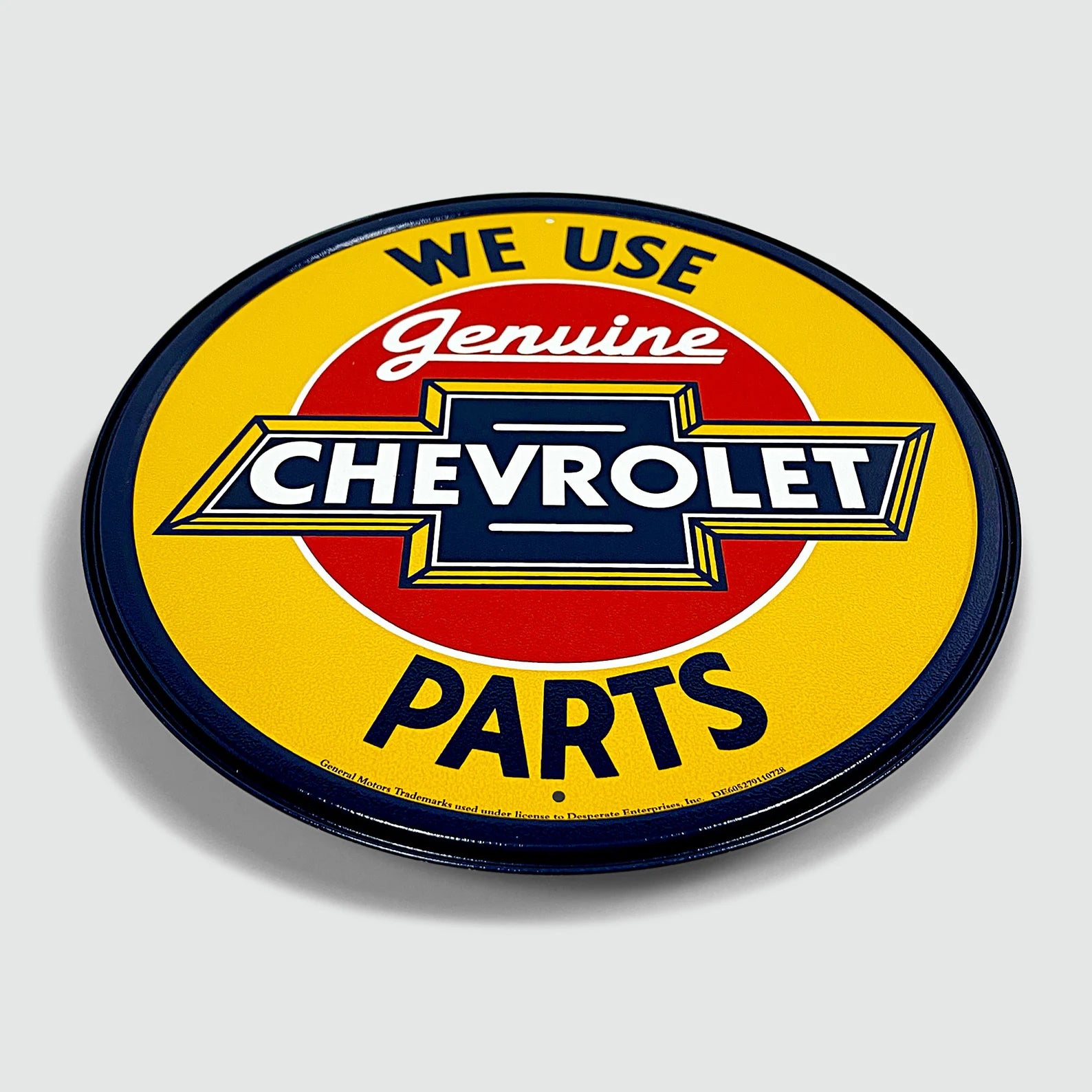 Genuine Chevrolet Parts - Tin Metal Sign For the Gear Head Sign Box Co.