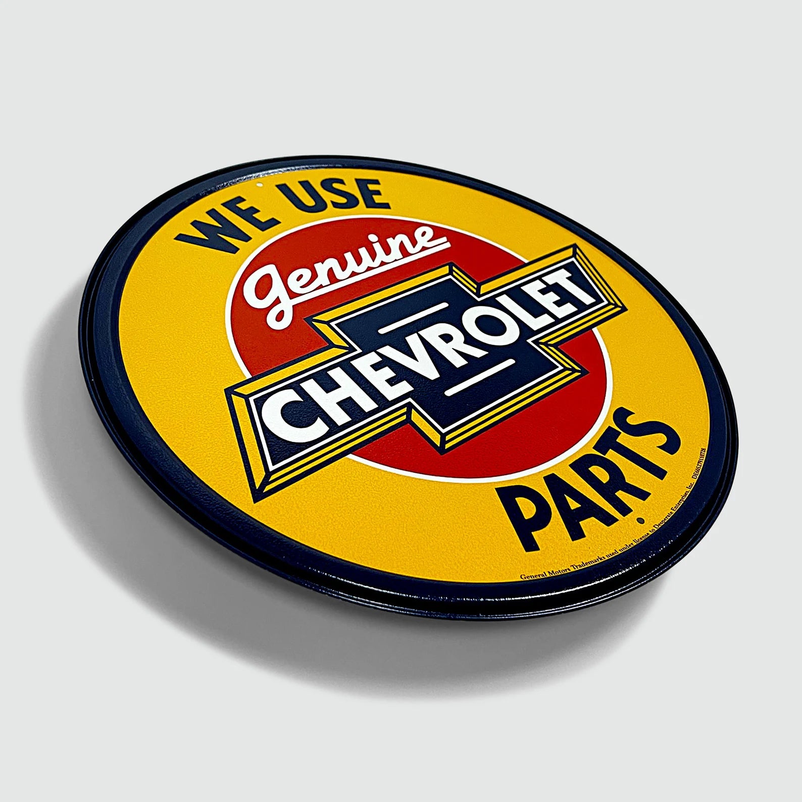 Genuine Chevrolet Parts - Tin Metal Sign For the Gear Head Sign Box Co.