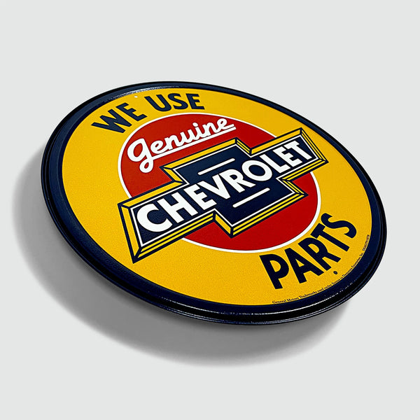 Genuine Chevrolet Parts - Tin Metal Sign