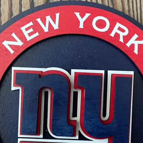 New York Giants - Layered Wood Sign