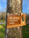 Glacier National Park – Wood Replica Entrance Sign For the Outdoorsman Tiny Wooden Signs