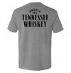 Medium grey short-sleeve T-shirt with Tennessee Whiskey graphic on back