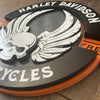 Harley-Davidson Motorcycles - Layered Wood Sign For the Gear Head Arizona Copper Beard