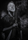 James Hetfield Charcoal Portrait – Gallery Wrapped Canvas