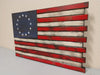 Deluxe 3 Compartment Gun Concealment Case (Traditional American Flag Designs)