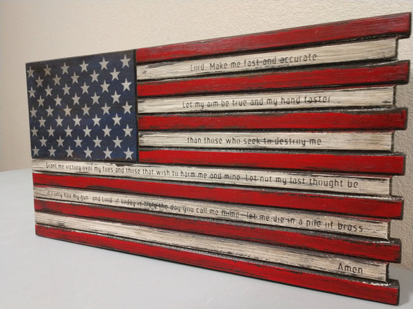 Mini American Flag Gun Concealment Case