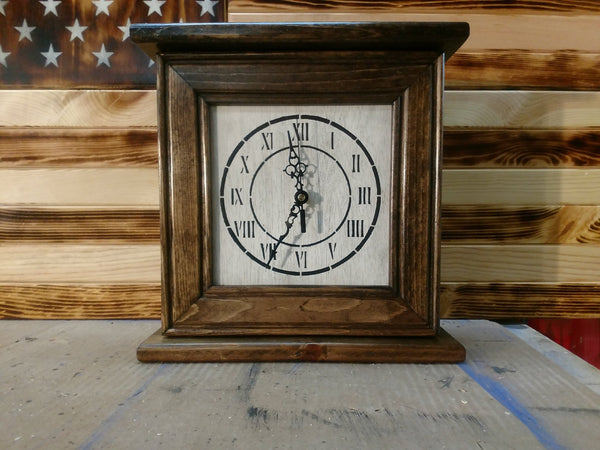 "Peacemaker” Wooden Gun Concealment Clock