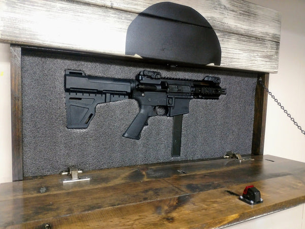 Punisher Skull Hidden gun storage sign
