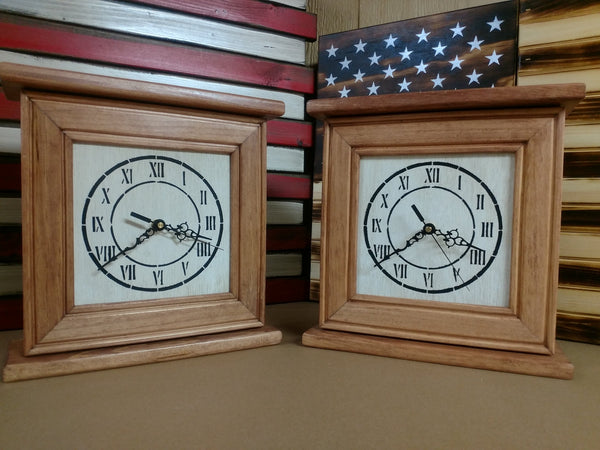 "Peacemaker” Wooden Gun Concealment Clock