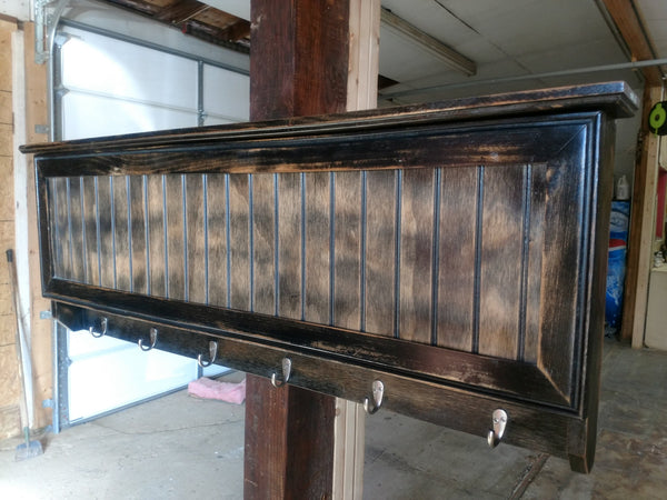 Large Coat Rack with Hidden Storage - Freedom Series