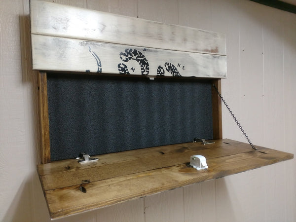 "Join or Die" Hidden Gun Storage Sign