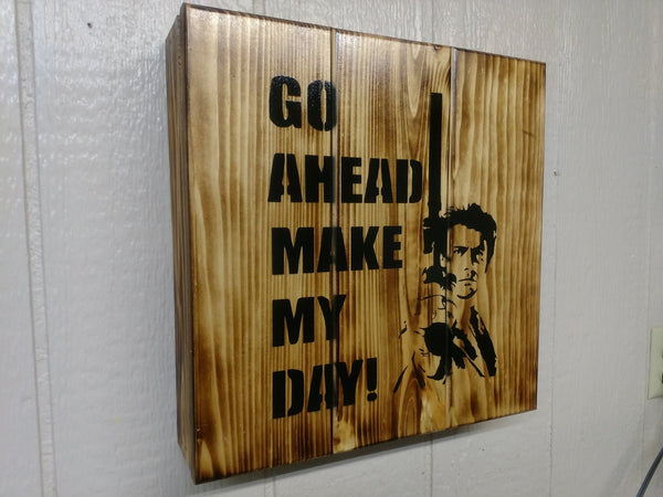 "Dirty Harry" Gun Concealment Wall Art Box