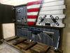 Premium 2 Compartment Gun Case - Half Flag & Half Logo Designs