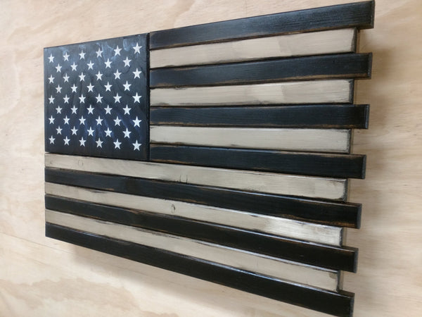 Deluxe 3 Compartment Gun Concealment Case (Traditional American Flag Designs)