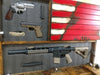 Premium 2 Compartment Gun Case - Half Flag & Half Logo Designs