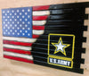 Premium 2 Compartment Gun Case - Half Flag & Half Logo Designs